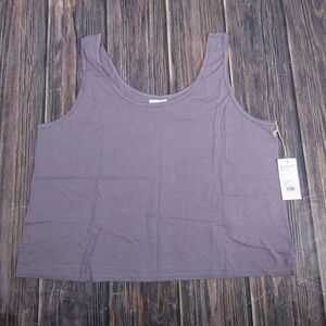 Mate the Label Tank Top Womens 3X Lavender Tencel Sleep Tank Organic Made in USA